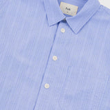 Folk | Folk Easy Fit Shirt - Blue Fine Stripe