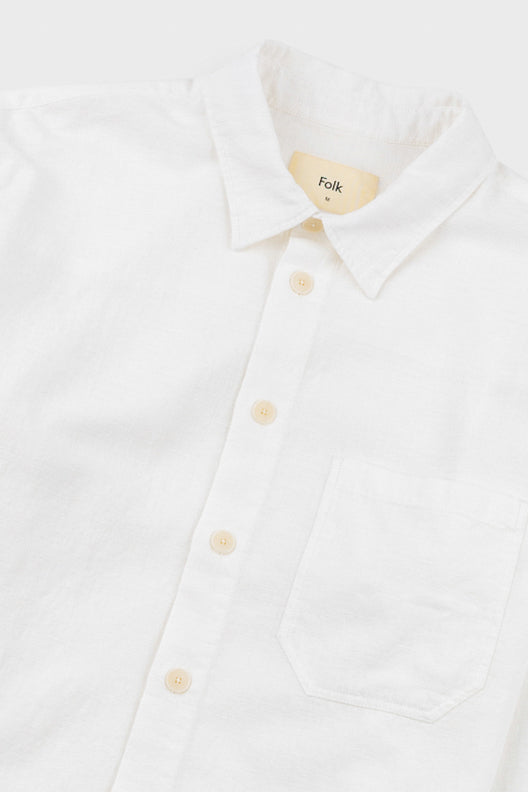 Folk | Folk Easy Fit Shirt - White Texture