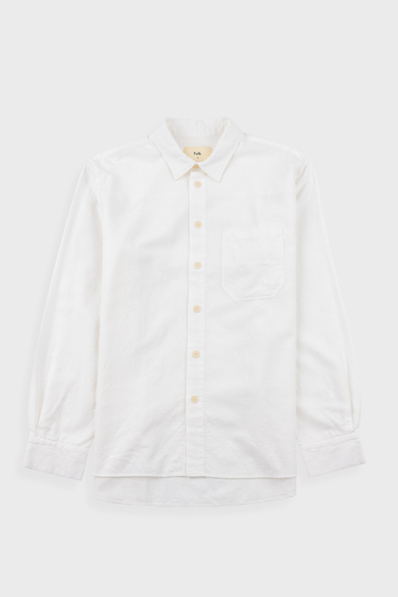 Folk | Folk Easy Fit Shirt - White Texture
