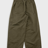 Easy Fit Trouser - Dark Olive Slub Linen
