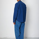Folk | Folk Easy Fit Shirt - Blue Crinkle