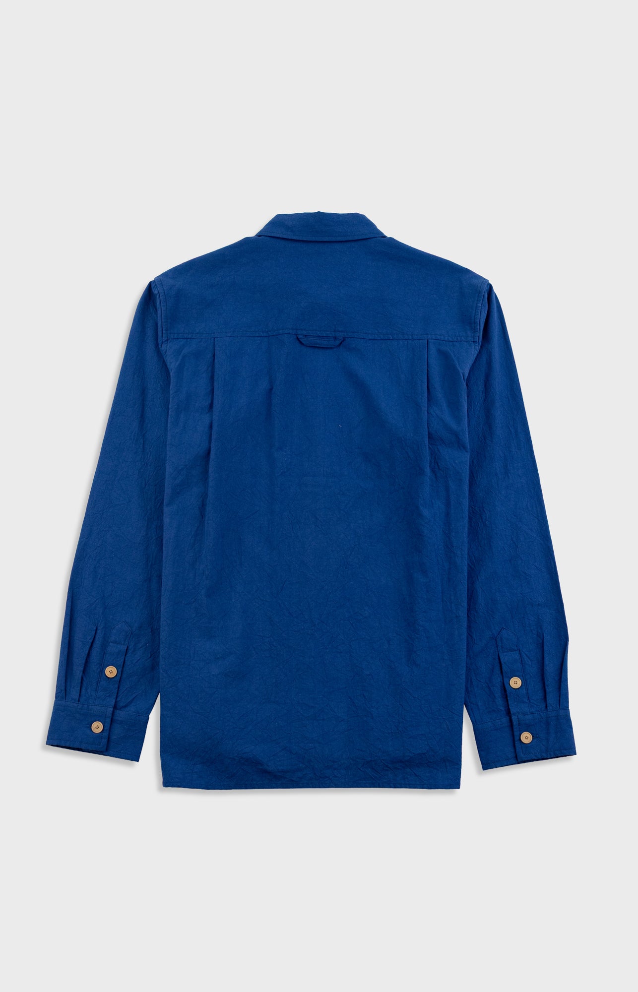 Folk | Folk Easy Fit Shirt - Blue Crinkle