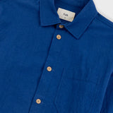 Folk | Folk Easy Fit Shirt - Blue Crinkle