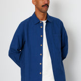 Folk | Folk Easy Fit Shirt - Blue Crinkle