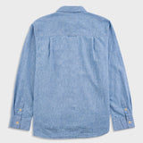 Folk | Folk Easy Fit Shirt - Washed Indigo Stripe