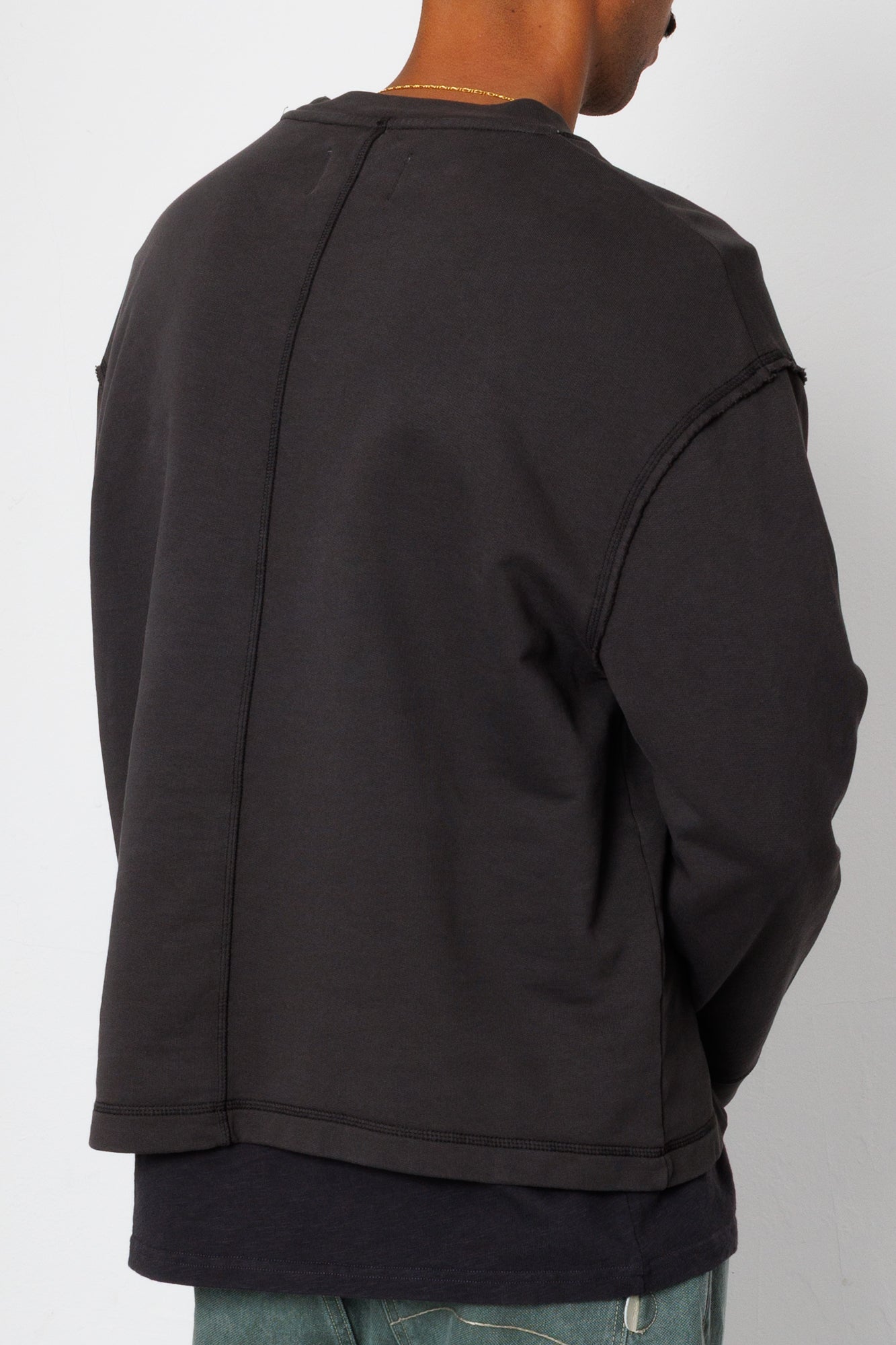 Folk | Folk Easy Fit Sweat - Soft Black