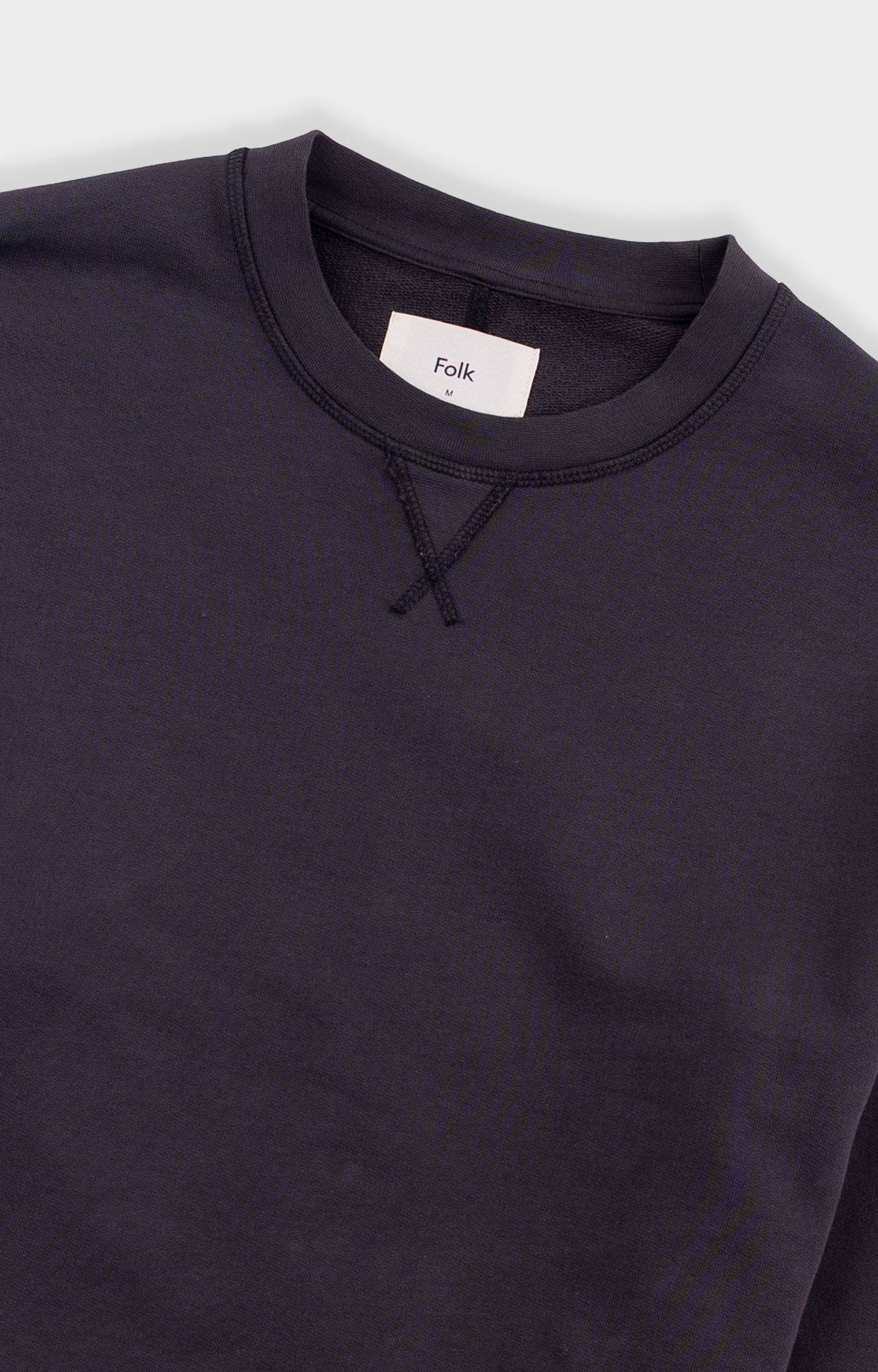 Folk | Folk Easy Fit Sweat - Soft Black