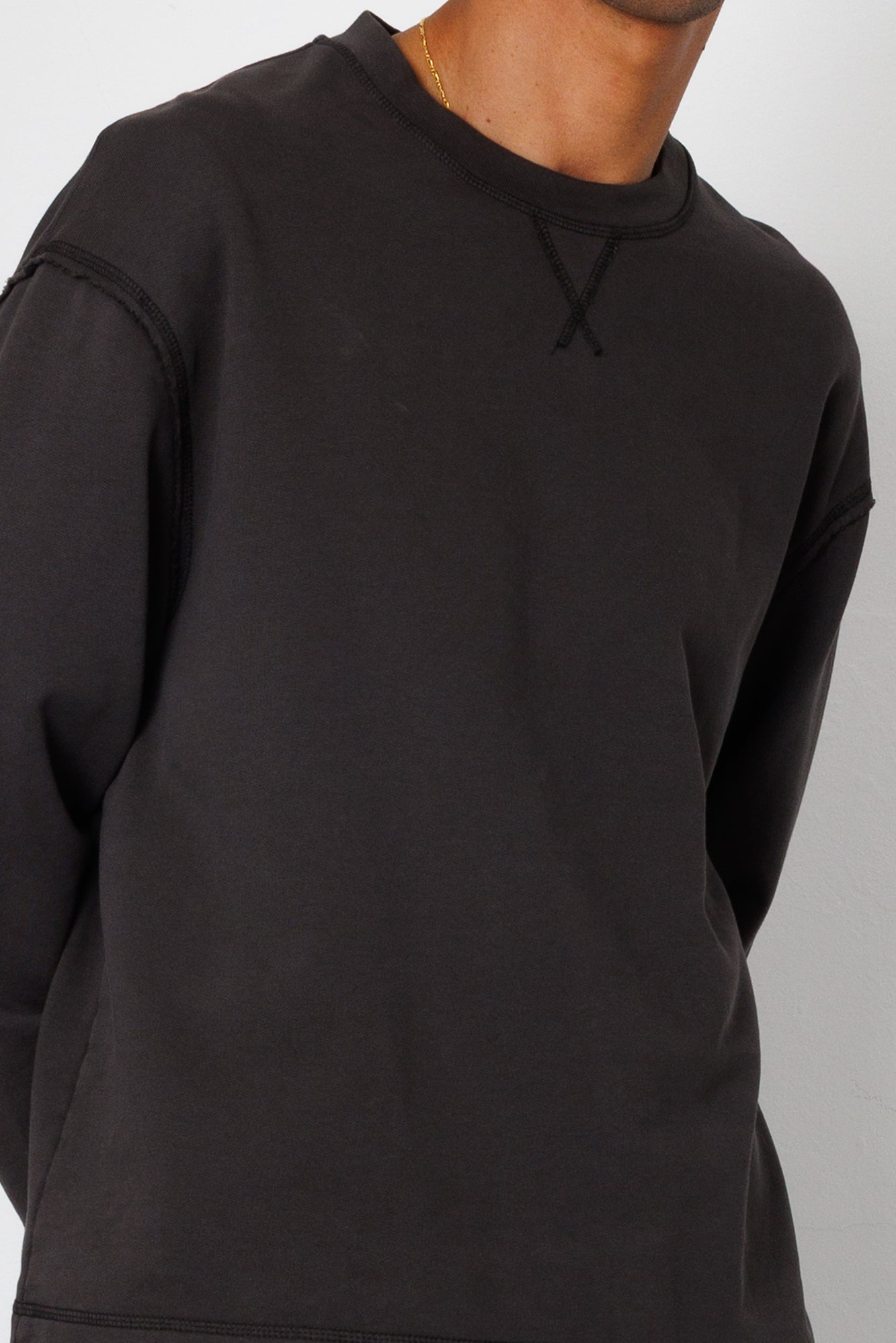 Folk | Folk Easy Fit Sweat - Soft Black