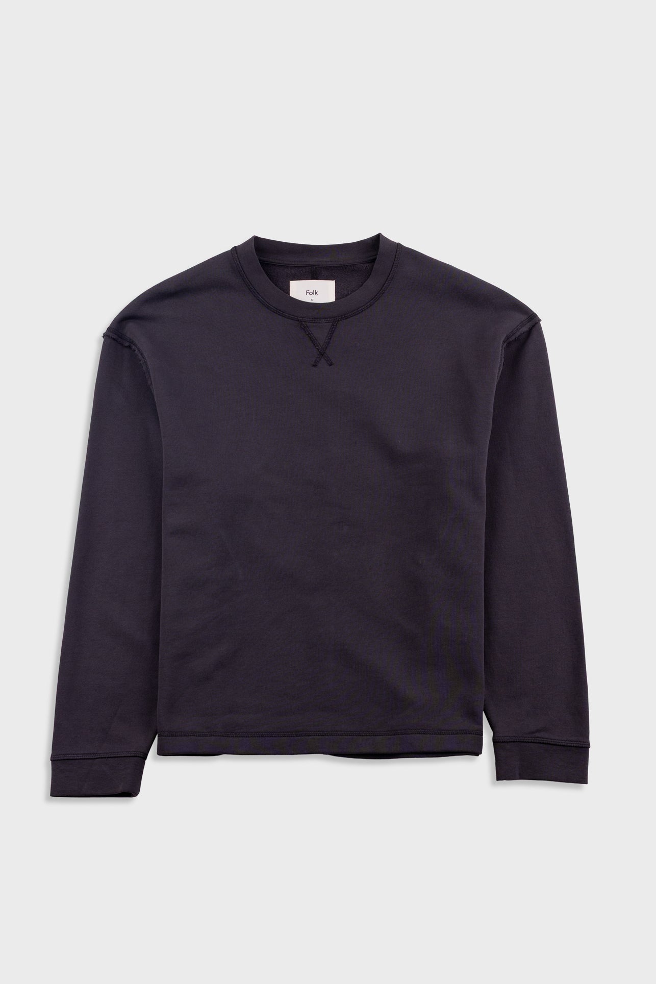 Folk | Folk Easy Fit Sweat - Soft Black