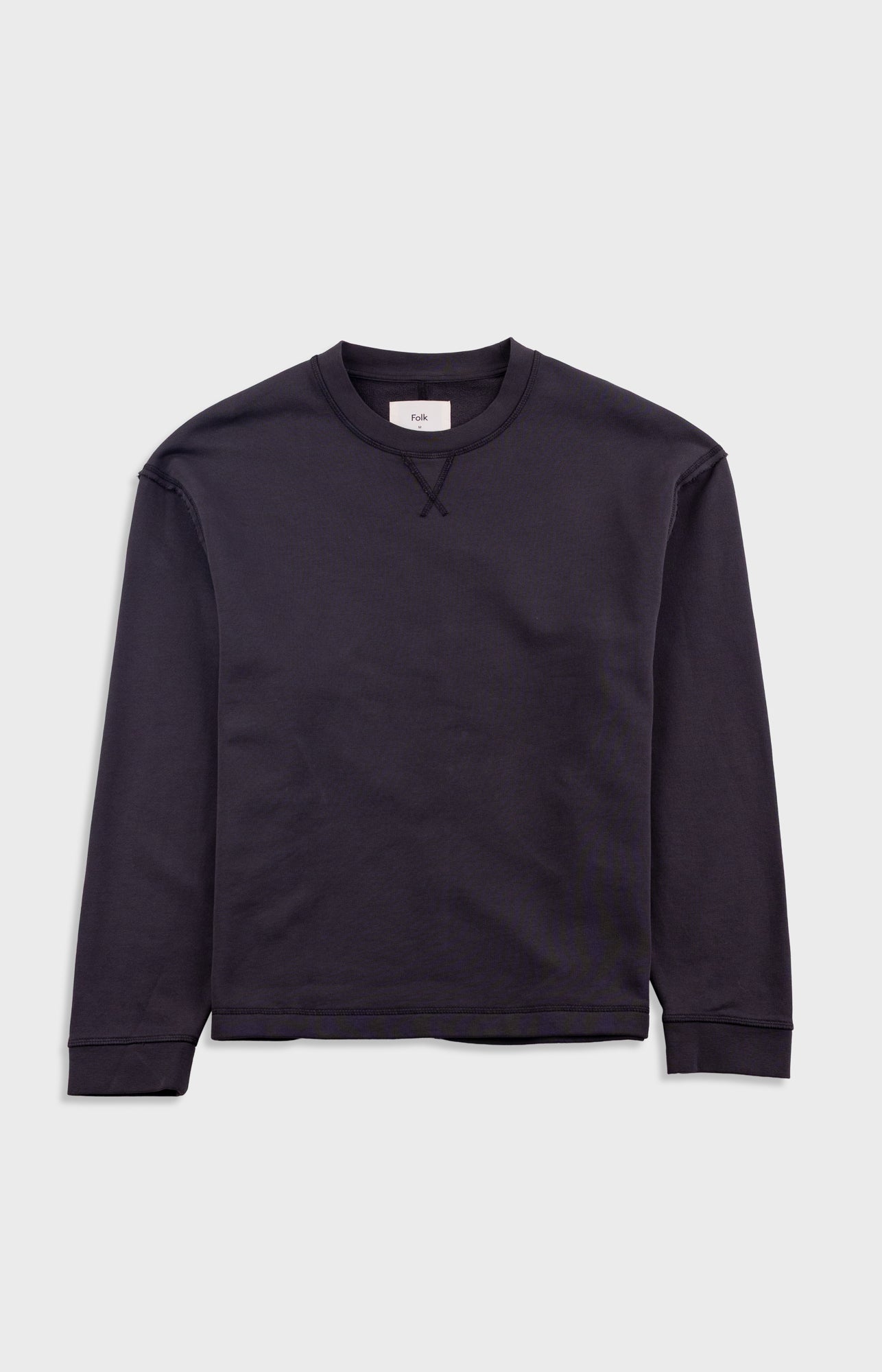 Folk | Folk Easy Fit Sweat - Soft Black