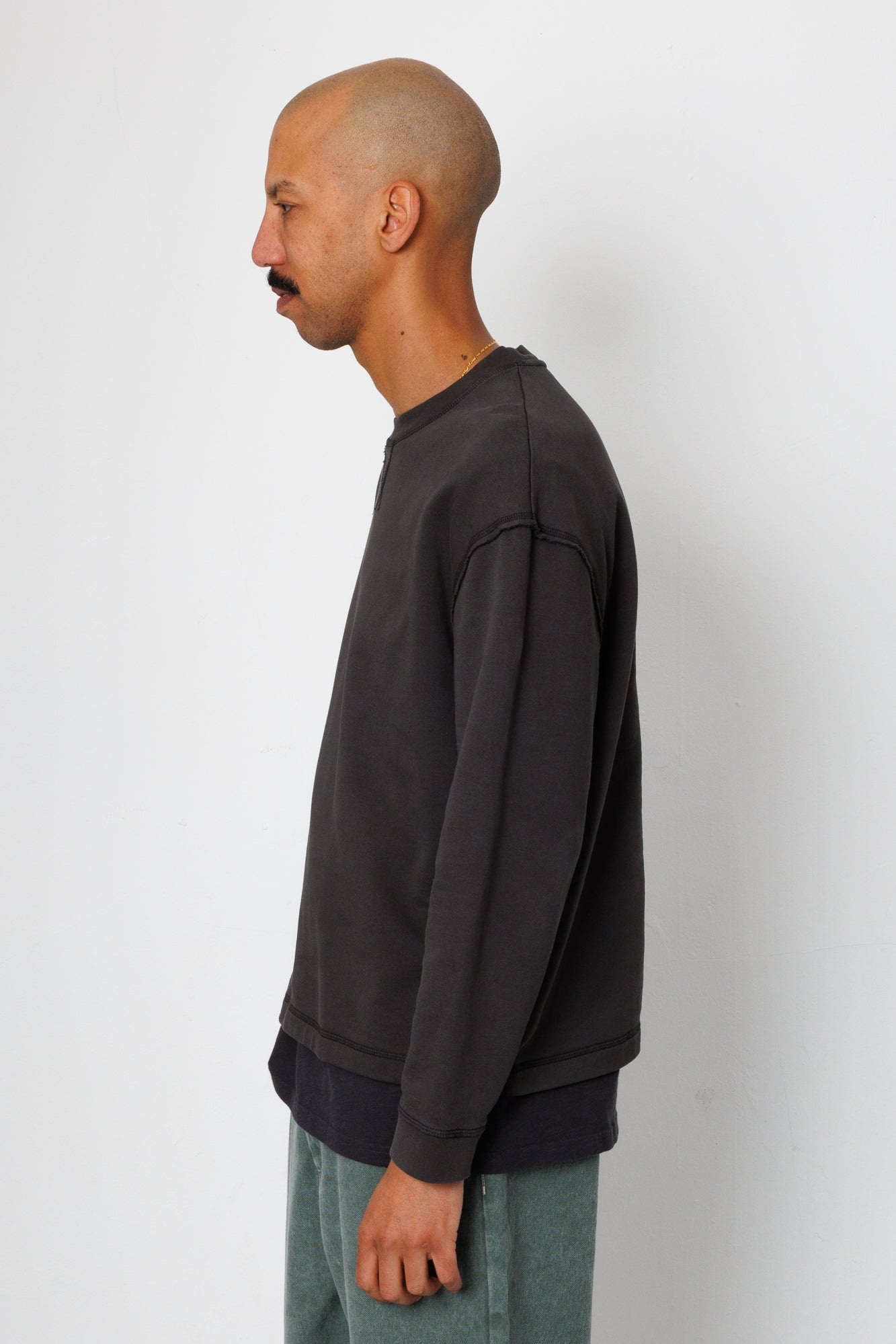 Folk | Folk Easy Fit Sweat - Soft Black