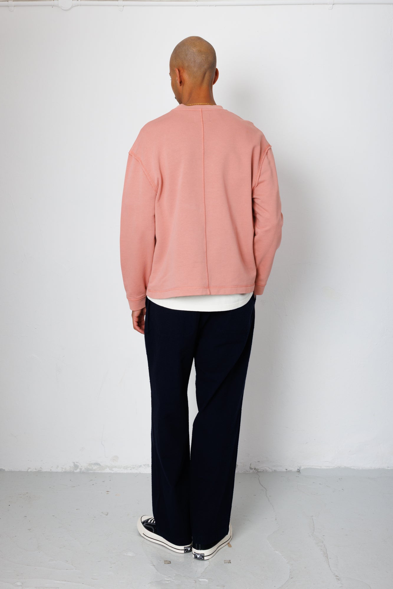 Folk | Folk Easy Fit Sweat - Dusty Pink