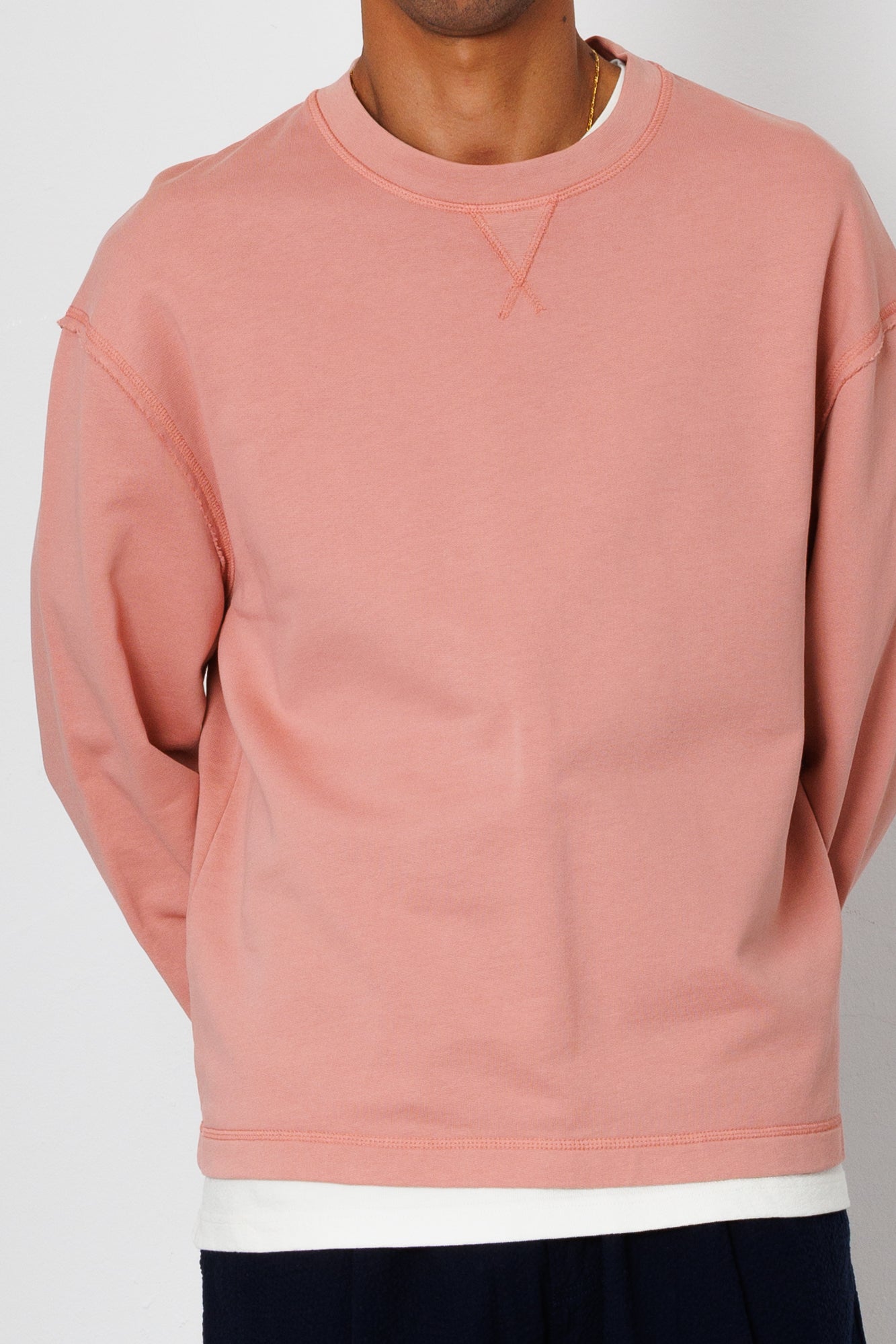 Folk | Folk Easy Fit Sweat - Dusty Pink