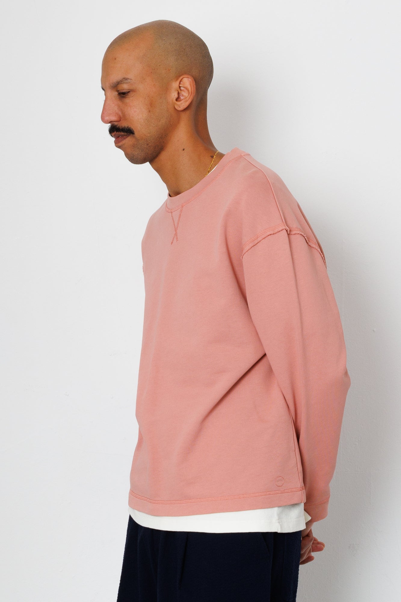 Folk | Folk Easy Fit Sweat - Dusty Pink