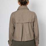 Edi Linen Blend Jacket - Tobacco