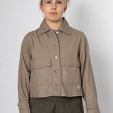 Edi Linen Blend Jacket - Tobacco