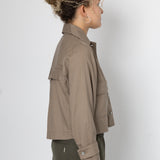 Edi Linen Blend Jacket - Tobacco