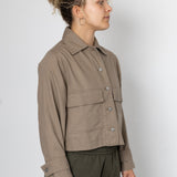 Edi Linen Blend Jacket - Tobacco