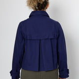 Edi Linen Blend Jacket - Indigo