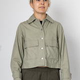 Edi Linen Blend Jacket - Khaki