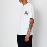 Folk | Folk Elasticated Wide Fit Short - Navy Seersucker
