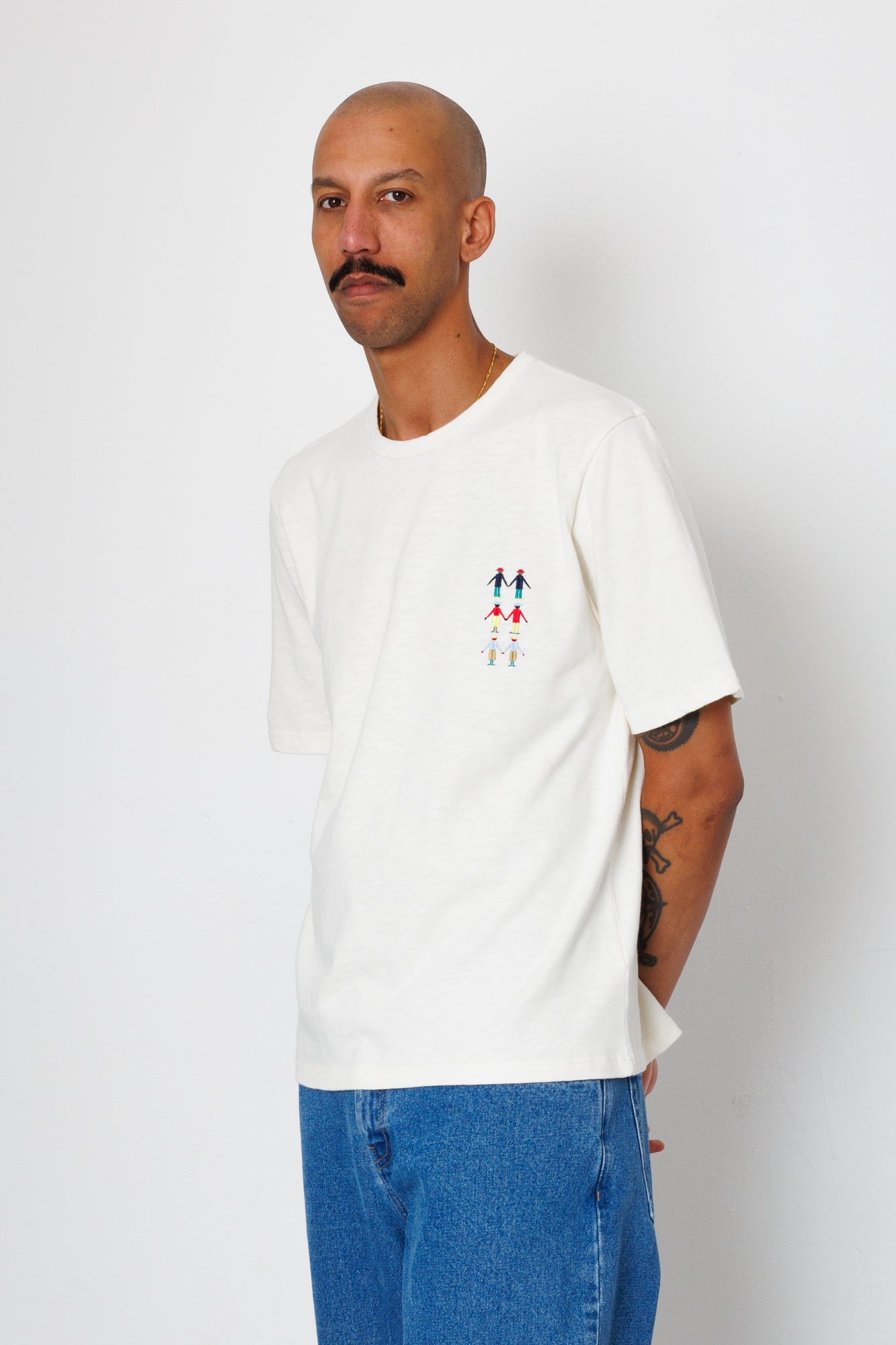 Folk | Folk x END. Clothing | People T-Shirt - Off White