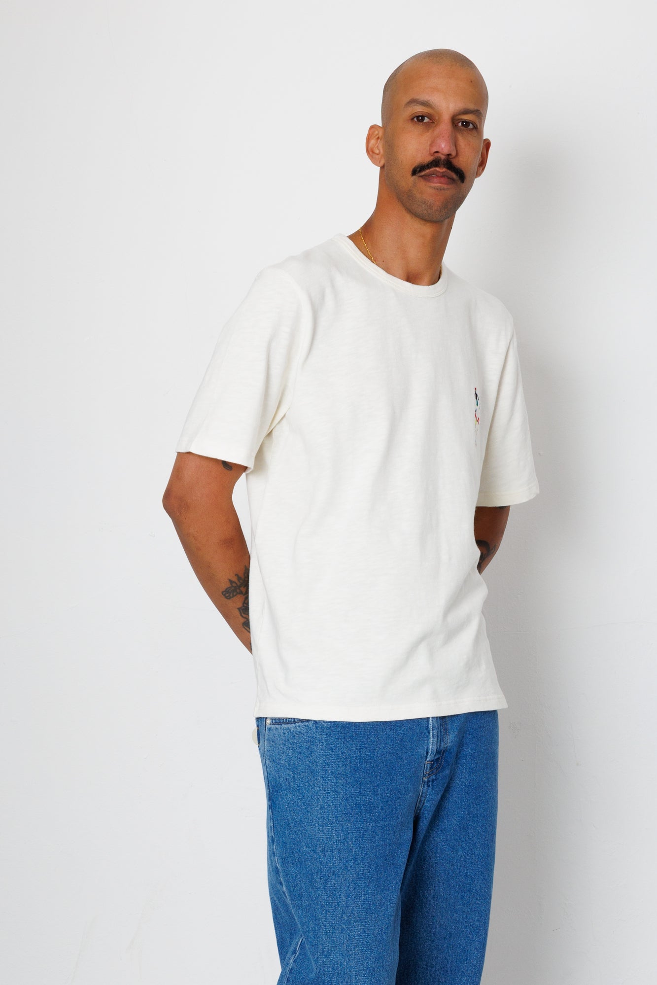 Folk | Folk x END. Clothing | People T-Shirt - Off White