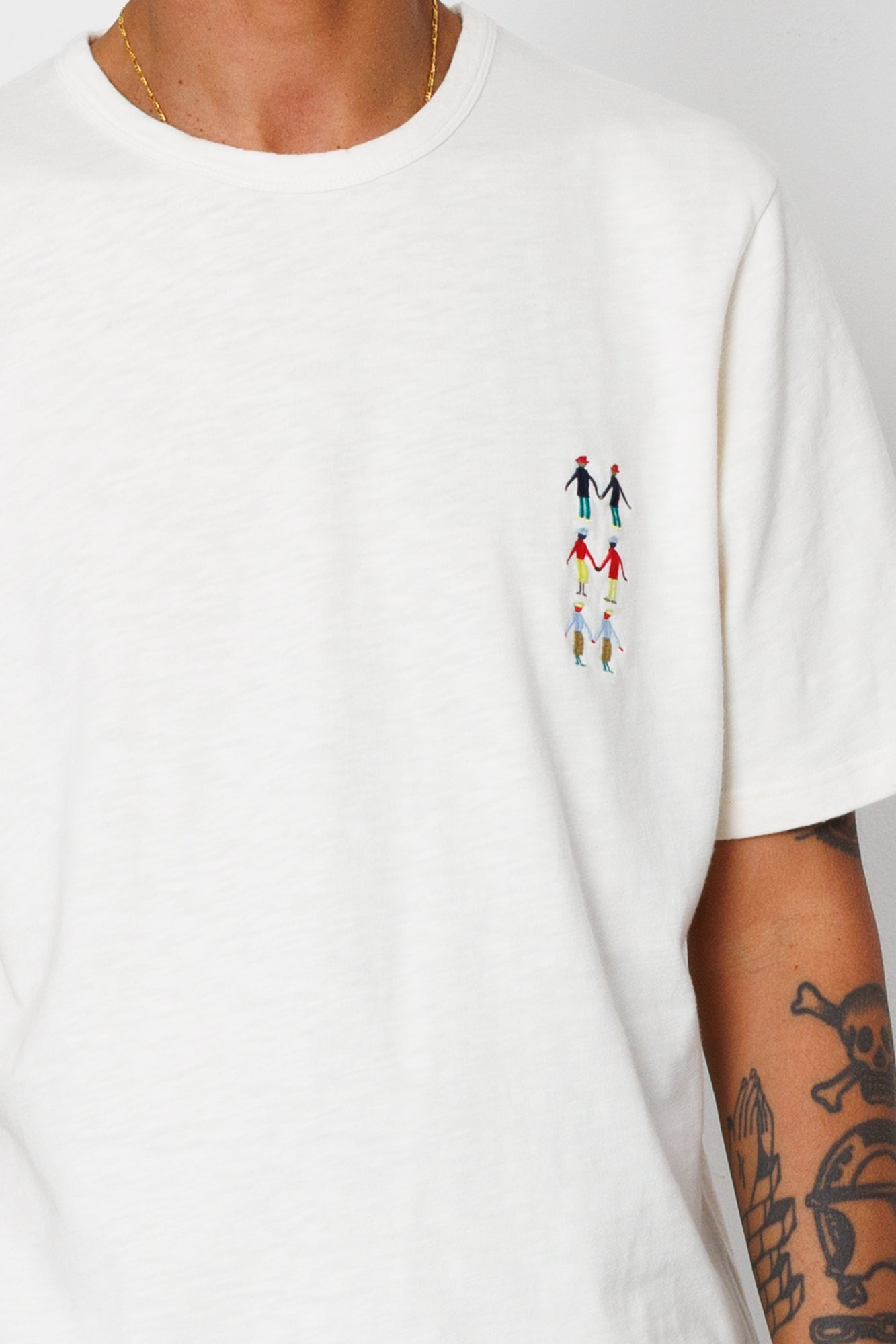 Folk | Folk x END. Clothing | People T-Shirt - Off White