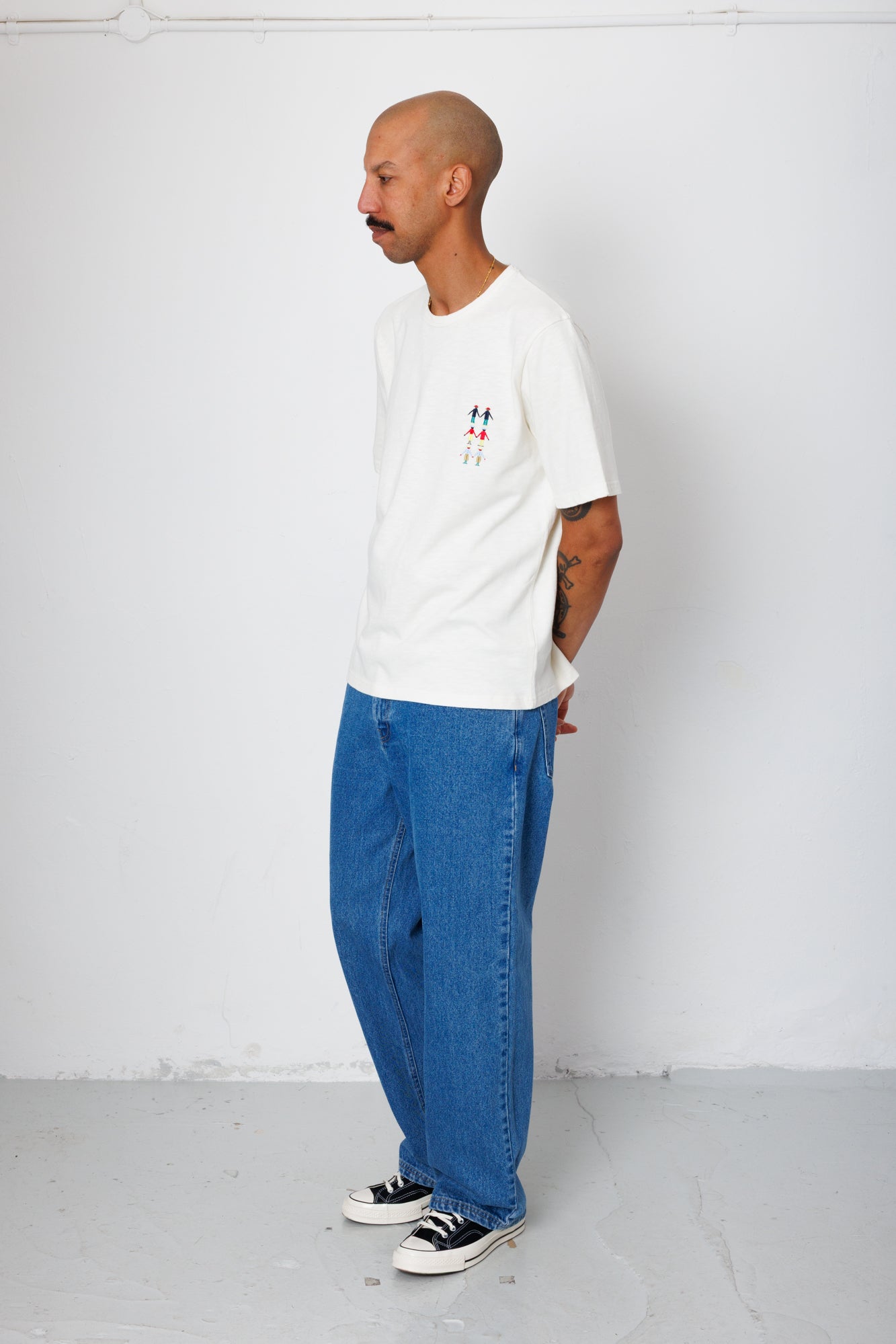 Folk | Folk x END. Clothing | People T-Shirt - Off White
