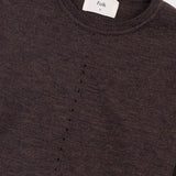 Folk | Folk Fine Knit Crew - Espresso