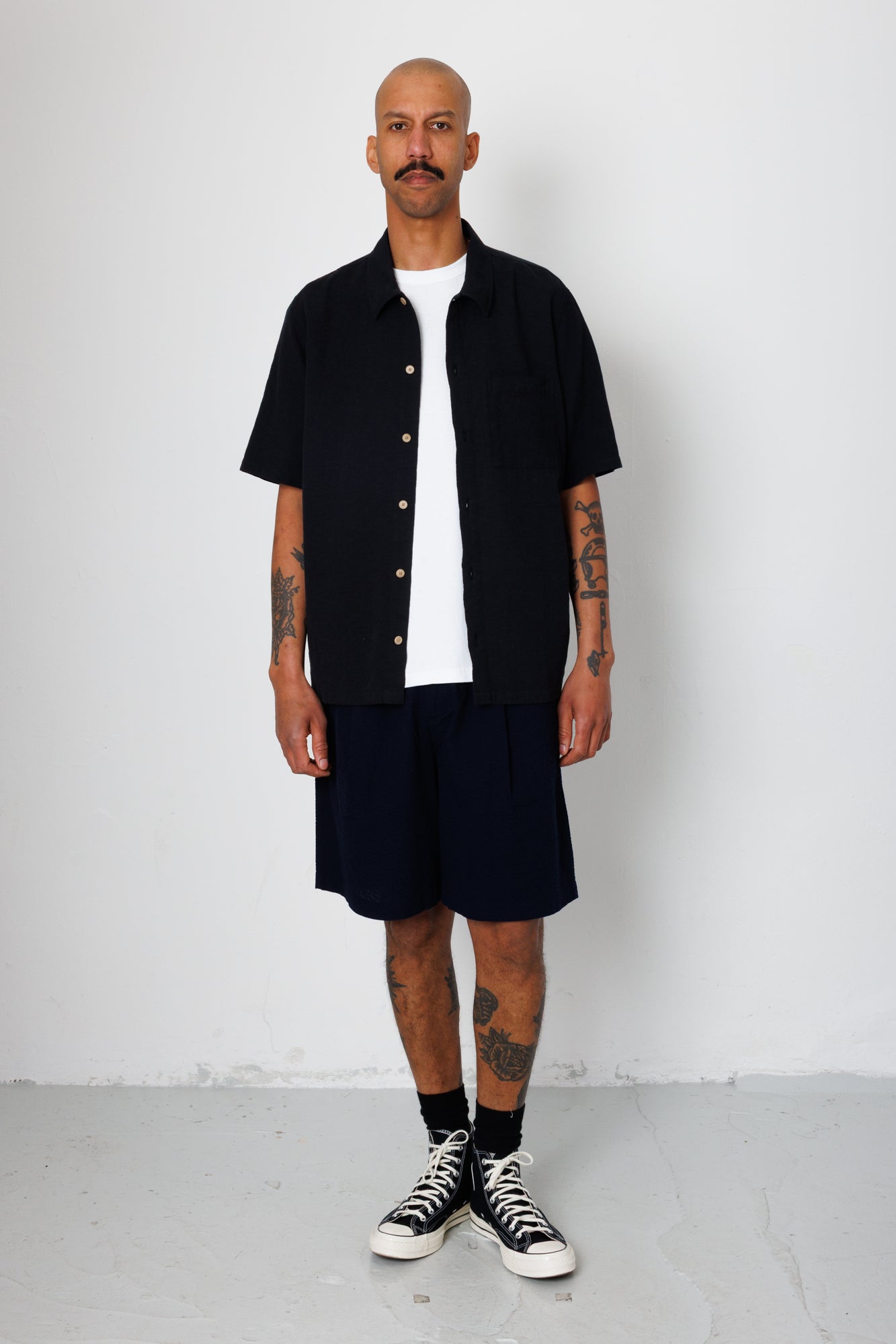 Folk | Folk Gabe Shirt - Black