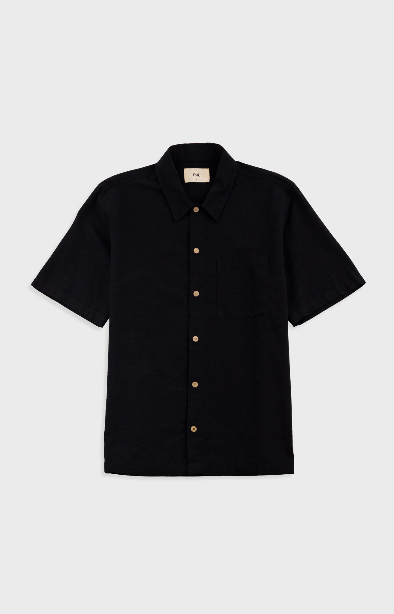 Folk | Folk Gabe Shirt - Black