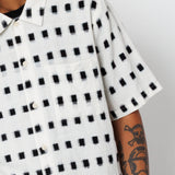 Folk | Folk Gabe Shirt - Black Window Ikat | Folk x Goss Brothers