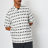 Folk | Folk Gabe Shirt - Black Window Ikat | Folk x Goss Brothers