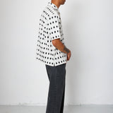 Folk | Folk Gabe Shirt - Black Window Ikat | Folk x Goss Brothers