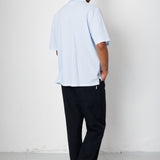 Folk | Folk Gabe Shirt - Light Blue Textured