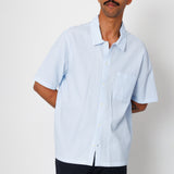 Folk | Folk Gabe Shirt - Light Blue Textured