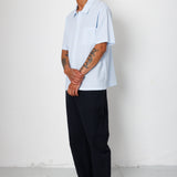 Folk | Folk Gabe Shirt - Light Blue Textured