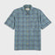 Folk | Folk Gabe Shirt - Blue Yellow Flower Check