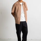 Gabe Shirt - Clay Gingham