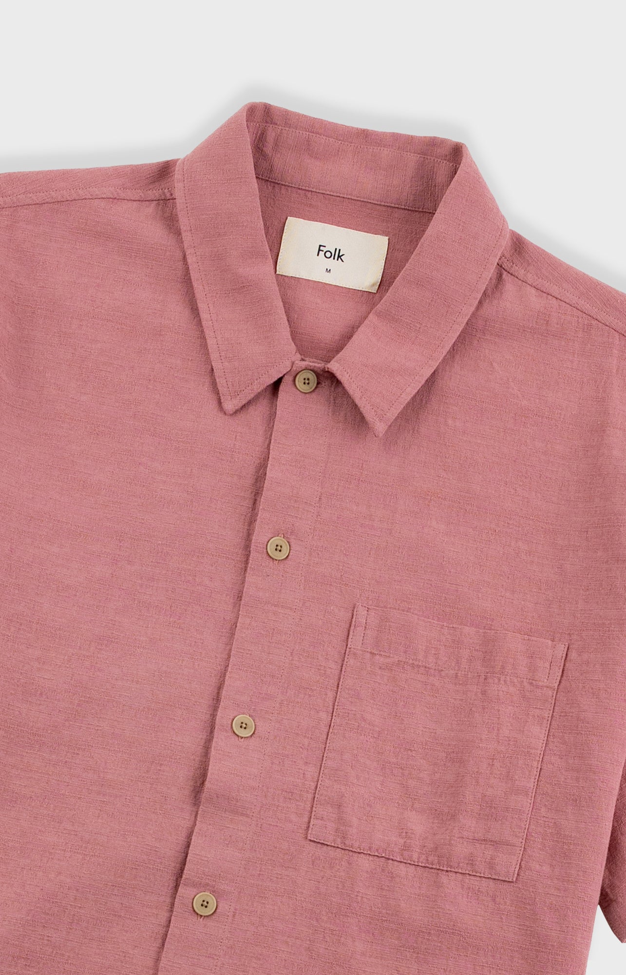 Folk | Folk Gabe Shirt - Dusty Pink