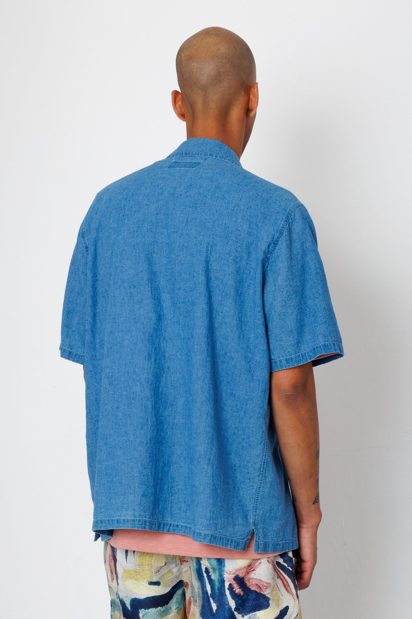 Folk | Folk Gabe Shirt - Indigo Linen