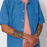 Folk | Folk Gabe Shirt - Indigo Linen