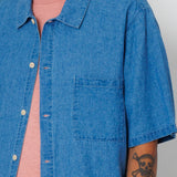Folk | Folk Gabe Shirt - Indigo Linen