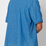 Folk | Folk Gabe Shirt - Indigo Linen