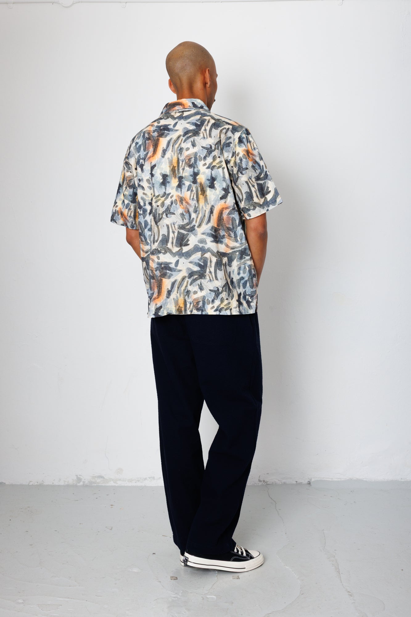 Folk Folk Gabe Shirt - Jungle Cat Print | Folk x Goss Brothers