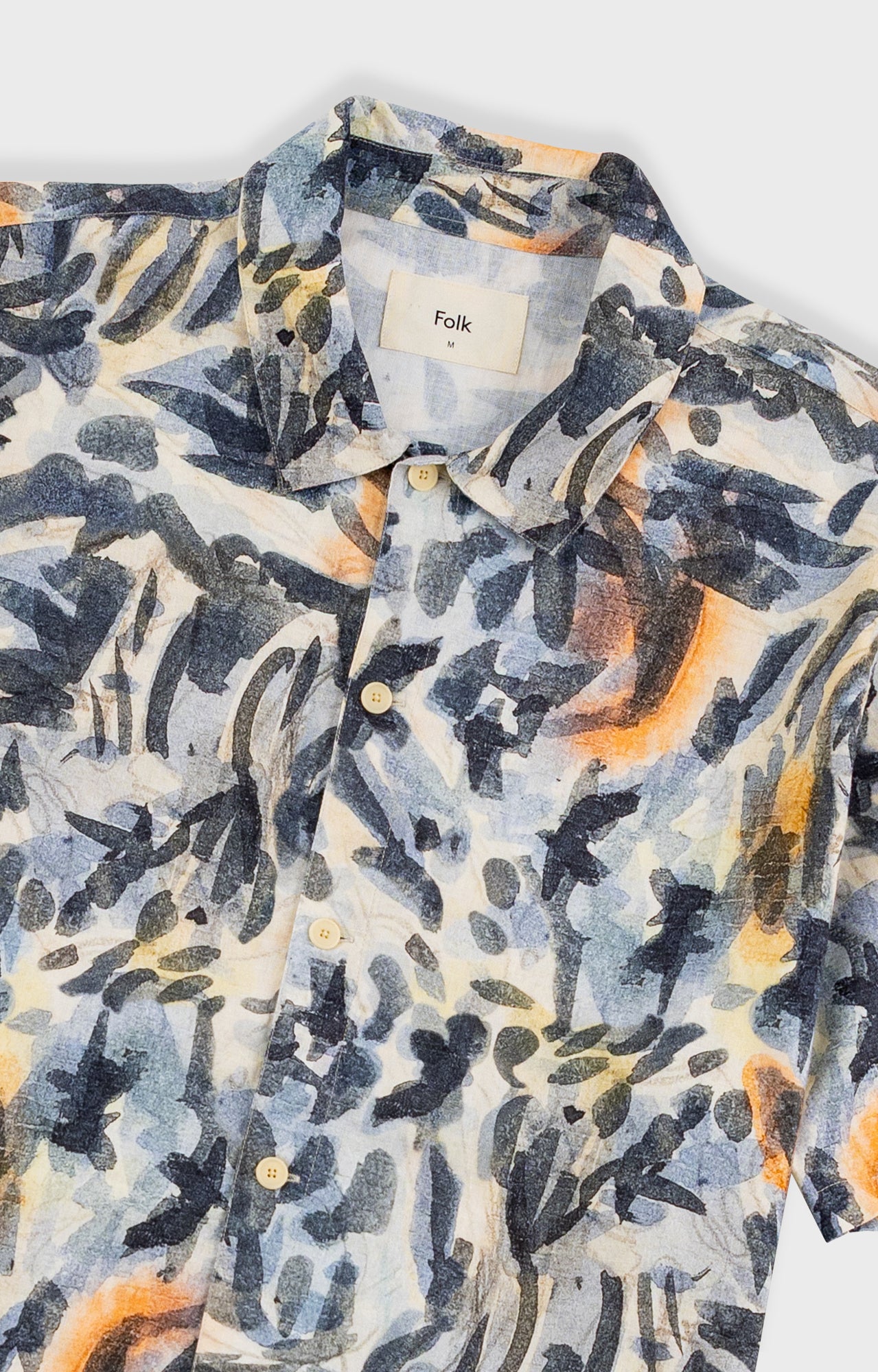 Folk | Folk Gabe Shirt - Jungle Cat Print | Folk x Goss Brothers