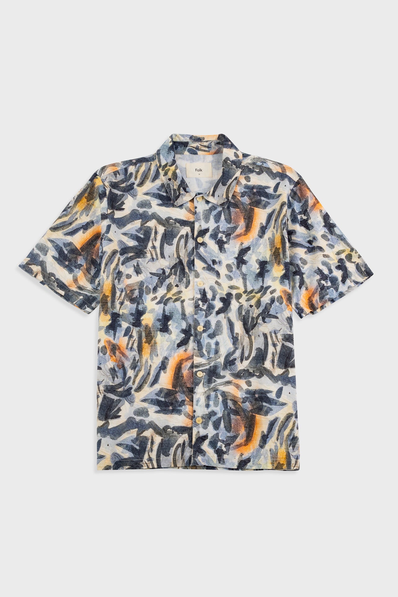 Folk | Folk Gabe Shirt - Jungle Cat Print | Folk x Goss Brothers