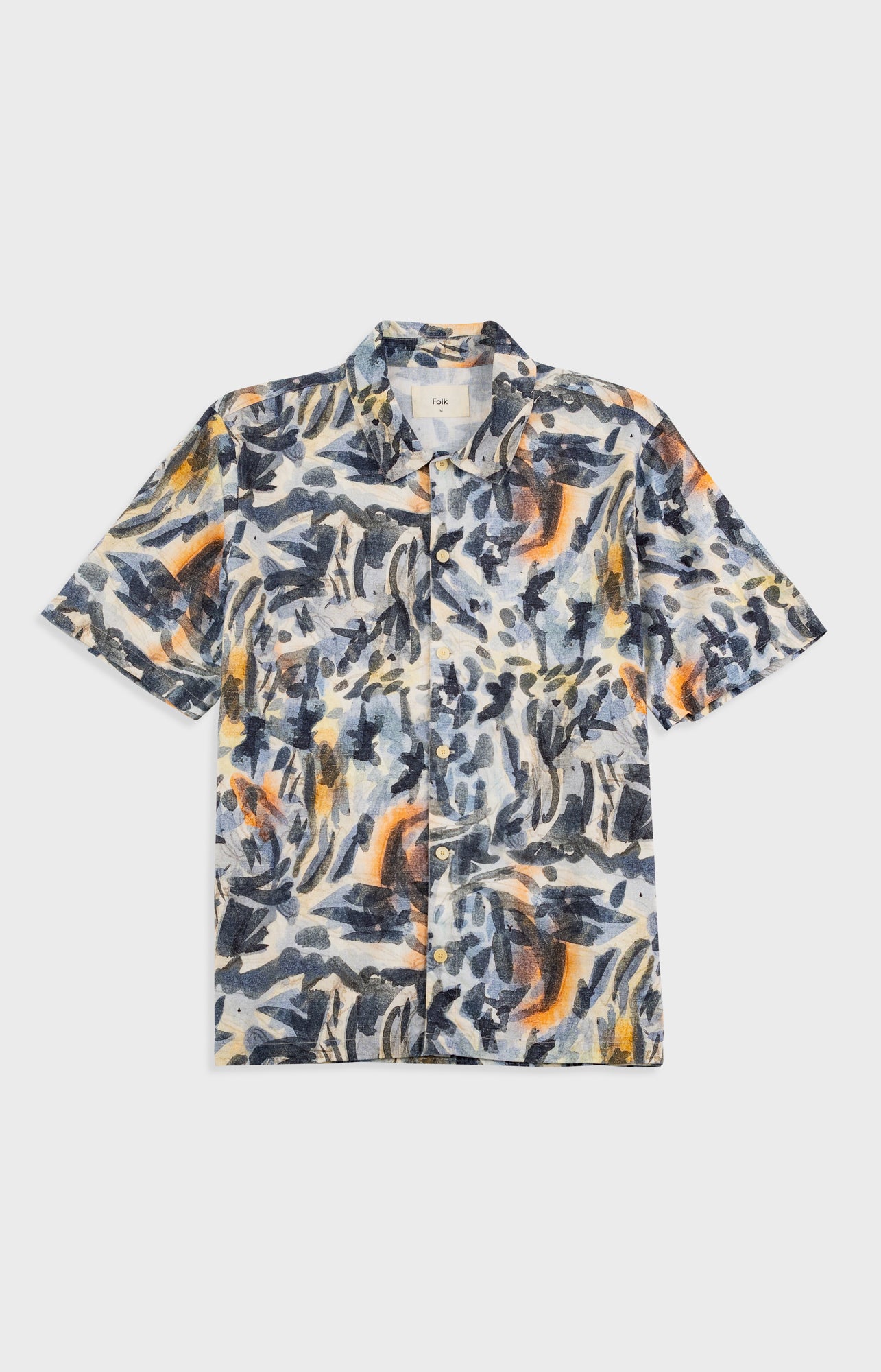 Folk | Folk Gabe Shirt - Jungle Cat Print | Folk x Goss Brothers