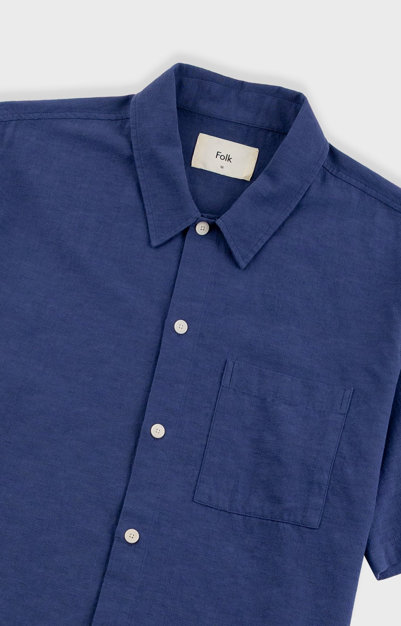 Folk | Folk Gabe Shirt - Soft Navy